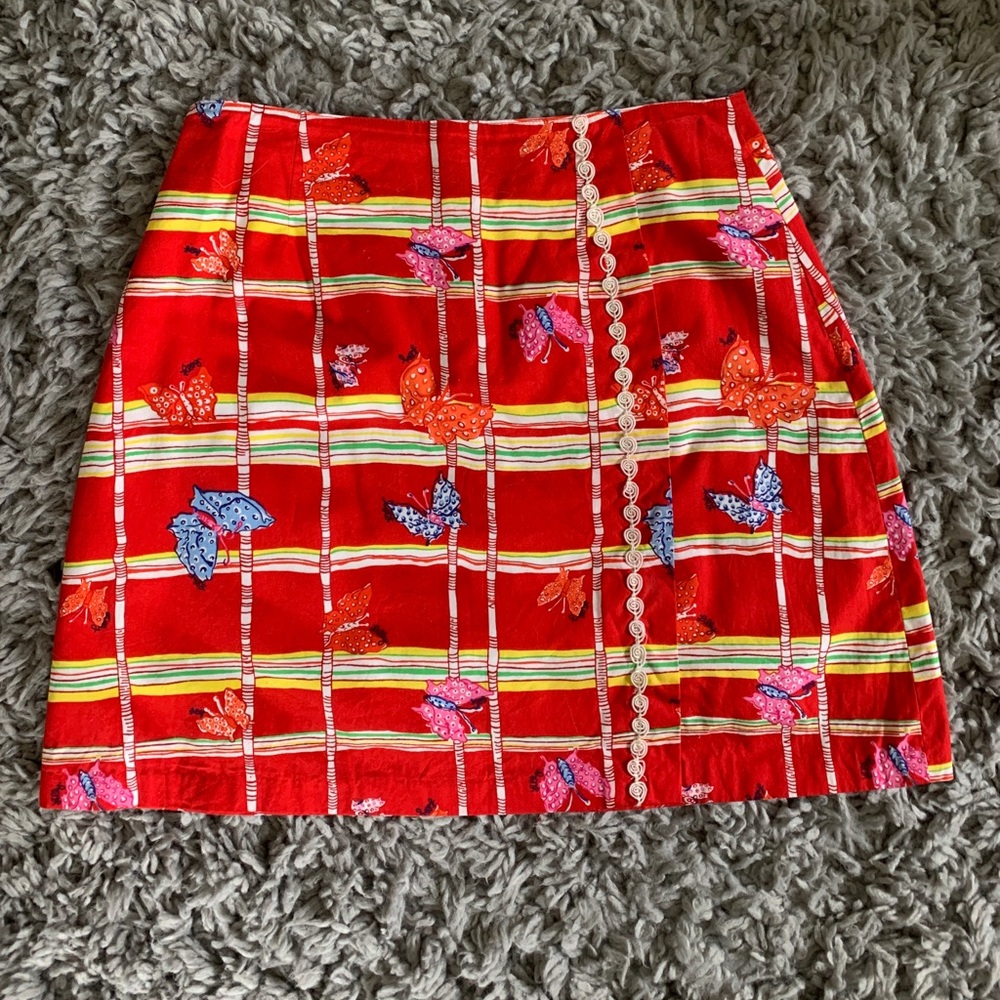 Vintage Lilly Pulitzer Butterfly Skirt